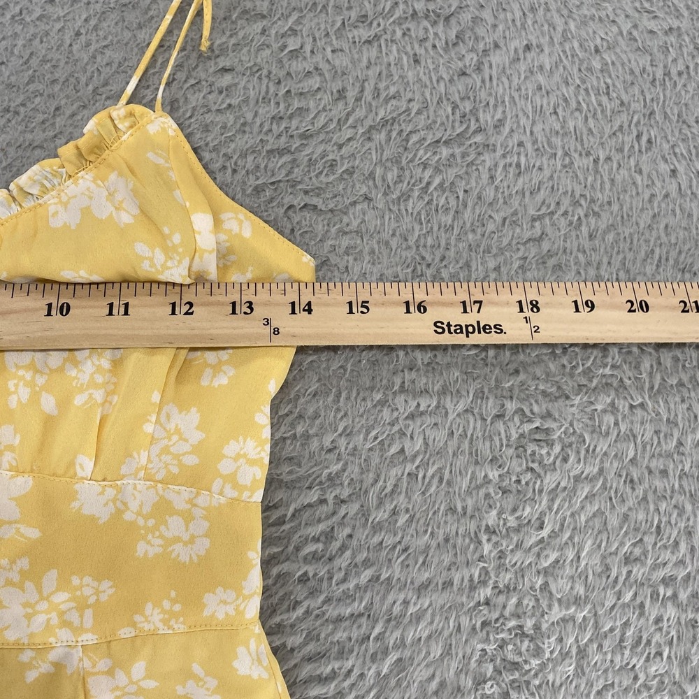 Abercrombie & Fitch Midi Dress Womens XS Floral Milkmaid Babydoll Sundress - Picture 9 of 16